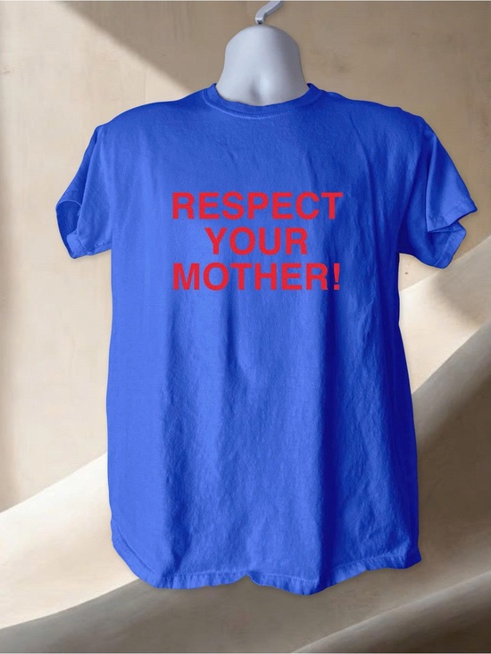 Gildan Tops - Harry Styles Tour Tee with Red "RESPECT YOUR MOTHER!" Graphic